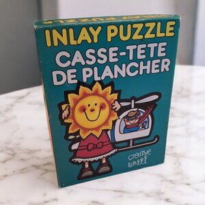 Inlay Puzzle Complete Large Preschool Home Learning Vintage Canada Creative Kids